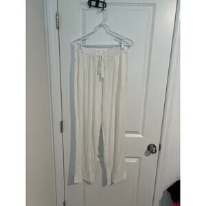 Cozy Earth Pajama Pants – Size Large – White